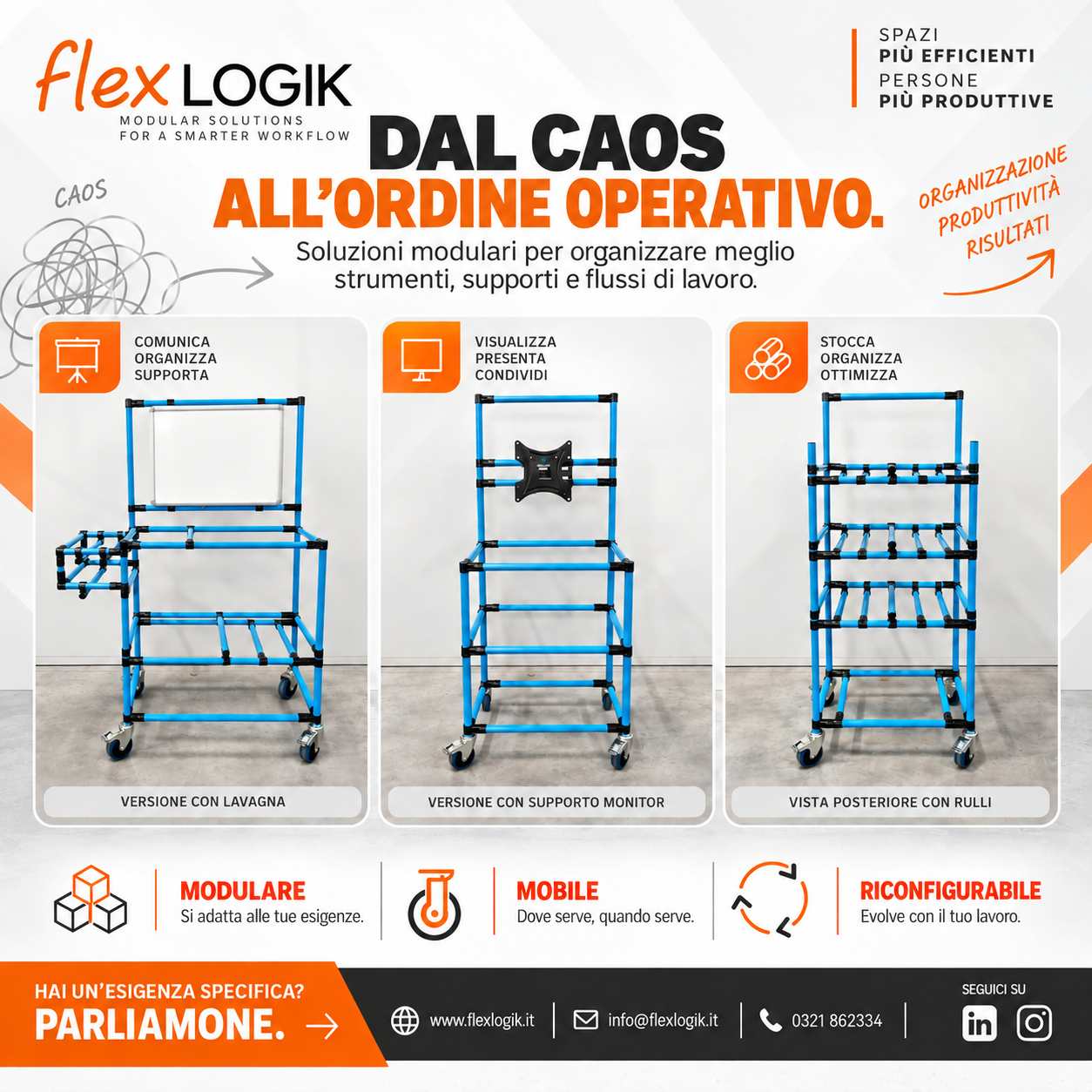 Ogni ambiente di lavoro ha esigenze diverse